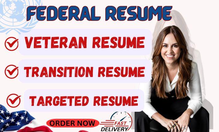 Professional Federal Resume Writing for USAJOBS, KSA Responses, and LinkedIn in 24 Hours