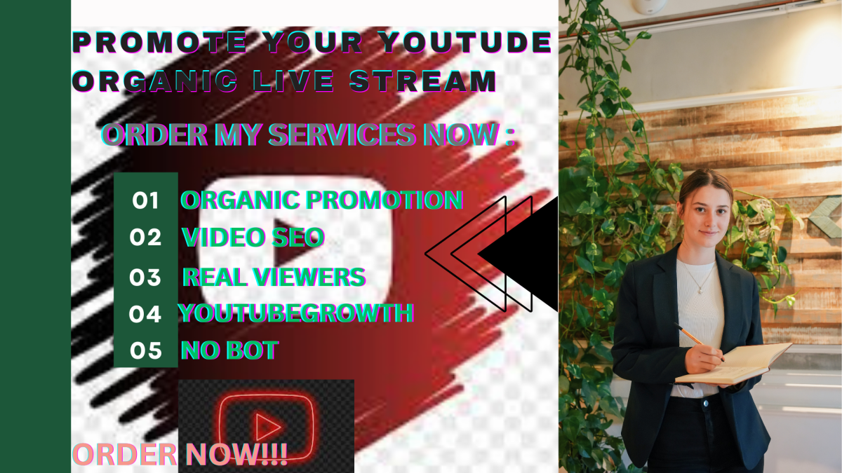 I Will Organically Promote Your YouTube Live Stream to Get Real Viewers