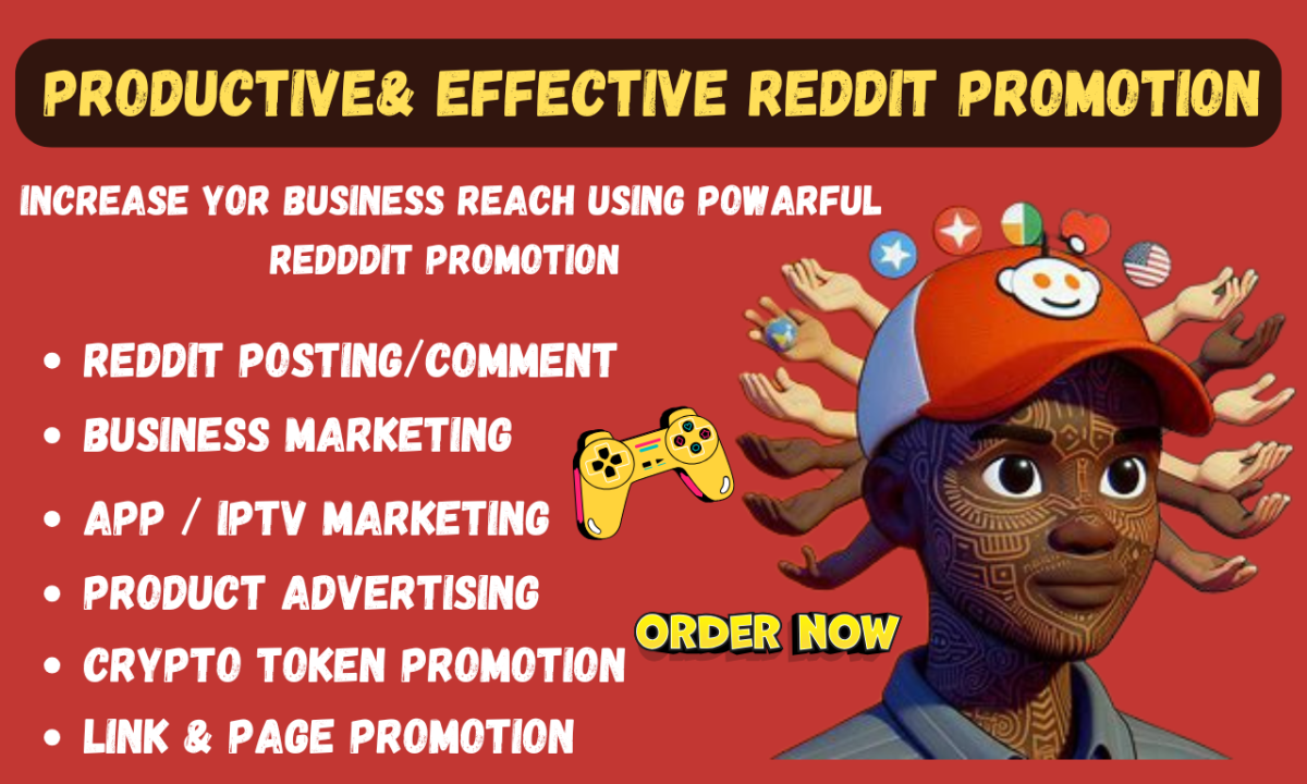 I Will Do Reddit Post Management for Your Ecommerce Business, IPTV, AI, and Crypto Token