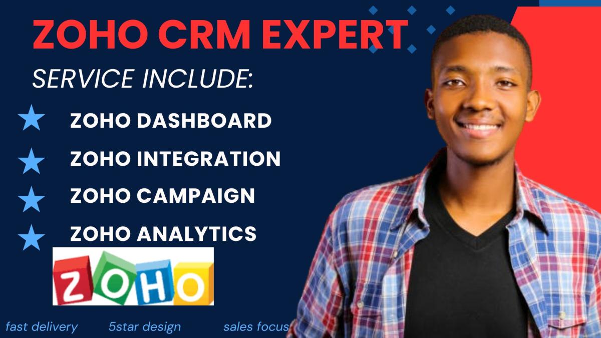 I Will Create Zoho Dashboard, Zoho Flow, Zoho Integration, and Zoho Analytics Report