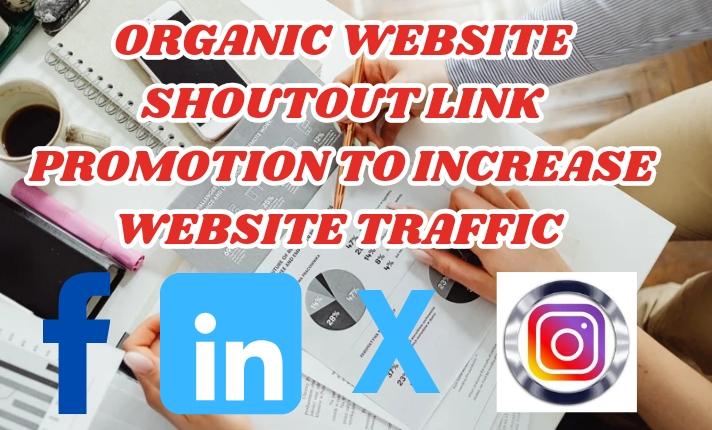 Organic Shoutout on Website URL to Active 100M FBIGnX Audience