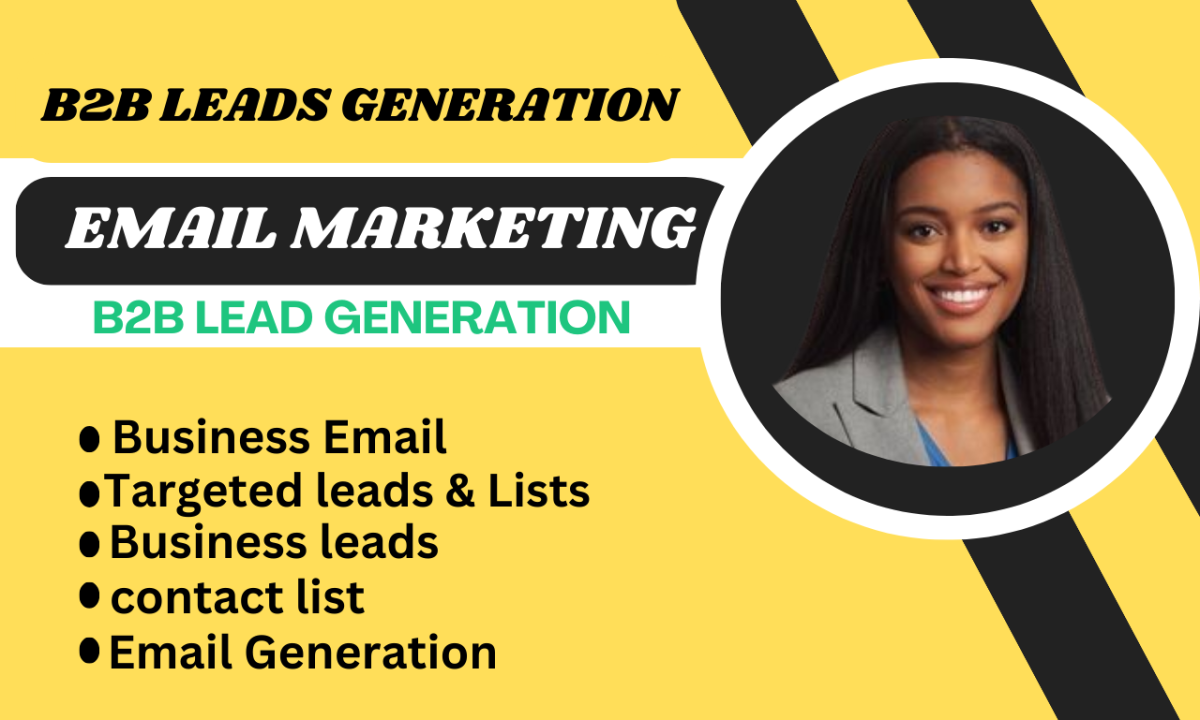 I Will Generate Verified Email Lists for Effective B2B Lead Generation