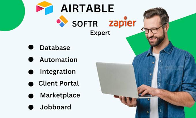 I Will Setup Airtable Database, Softr, Smartsuite, Integration