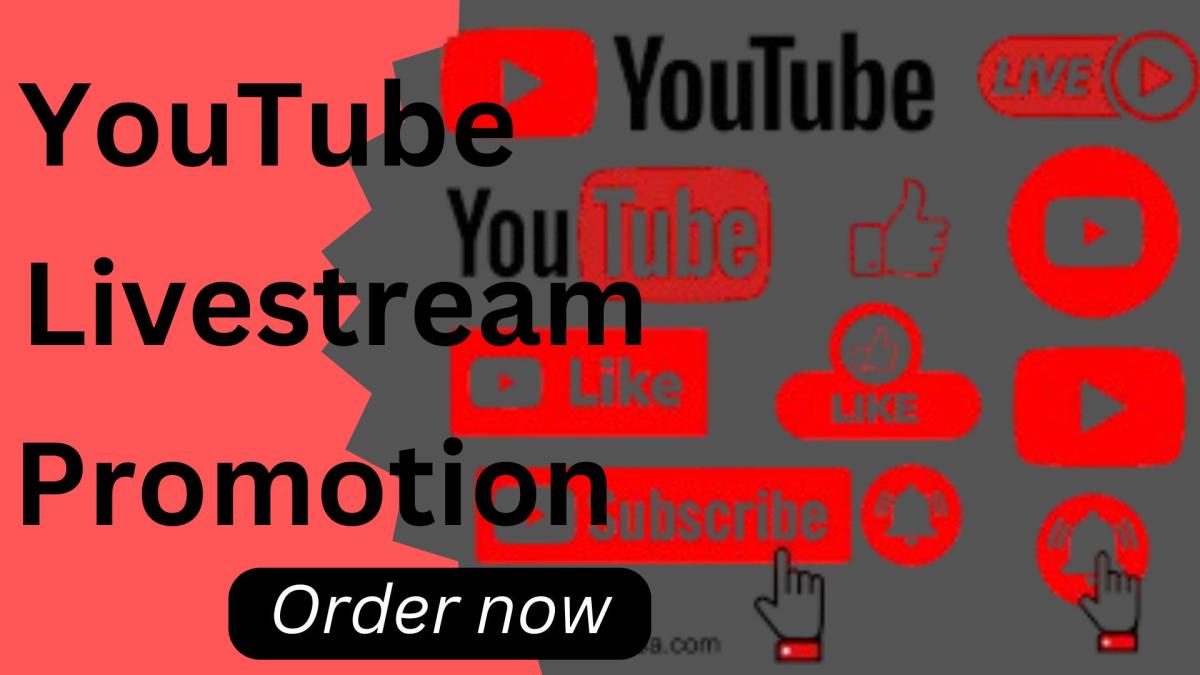 I Will Do Organic YouTube Livestream Promotion