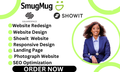 I Will Design a Wix, SmugMug, Showit, Pixieset, Smoobu Website, or Resign Your Existing Website