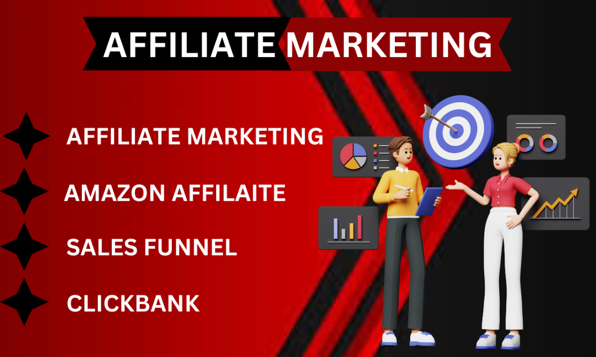 I Will Promote Your ClickBank and Amazon Affiliate Links for Effective Sales Funnel