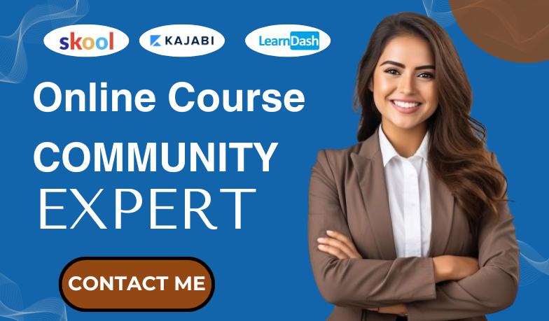 I Will Setup Your Skool Online Course Community Tribe Circle on Vonza, Slack, GoKolab, and Raklet