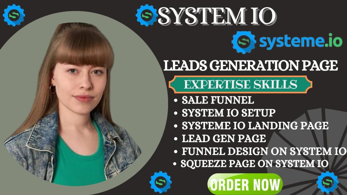 I Will Build a Responsive Systeme.io Sales Funnel and Landing Page Design