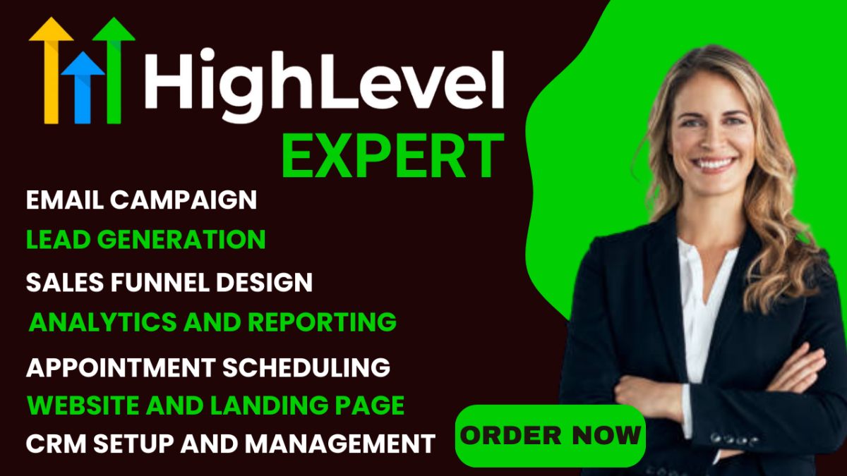 Build GoHighLevel Automation, Sales Funnels & GHL Landing Page Websites