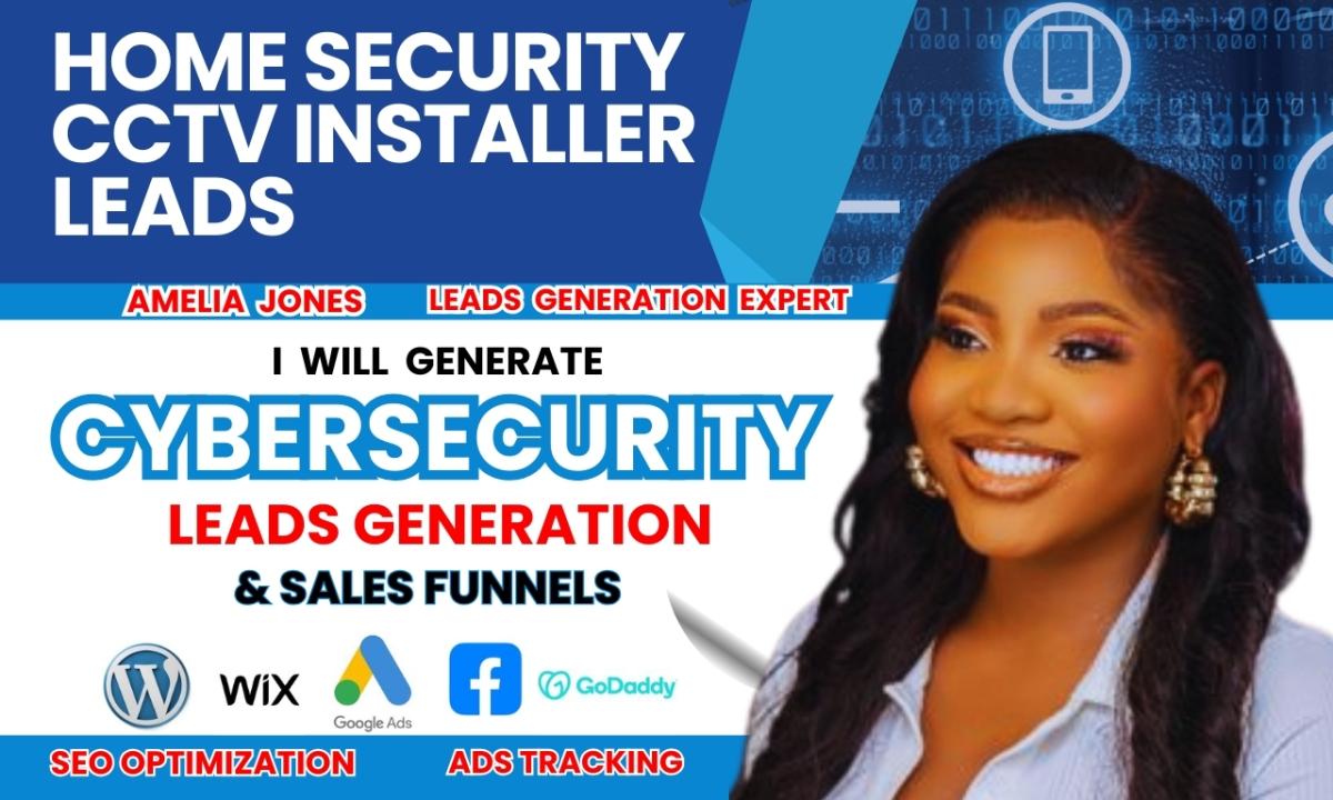 I Will Generate Home Security, Cybersecurity, and Camera Installer Leads