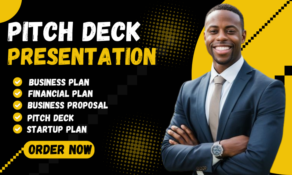 I Will Create an Investor-Ready Business Plan Pitch Deck for Your Startup or Franchise Proposal