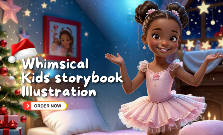 I will create beautiful children story book illustrations