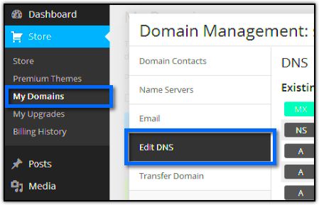 Wordpress DNS  MX CNAME for Zoho Mail Hosting