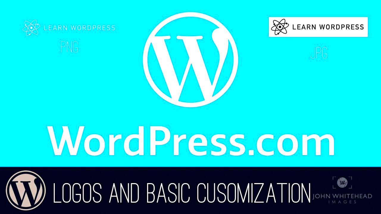 WordPress Logo and Basic Customization  YouTube