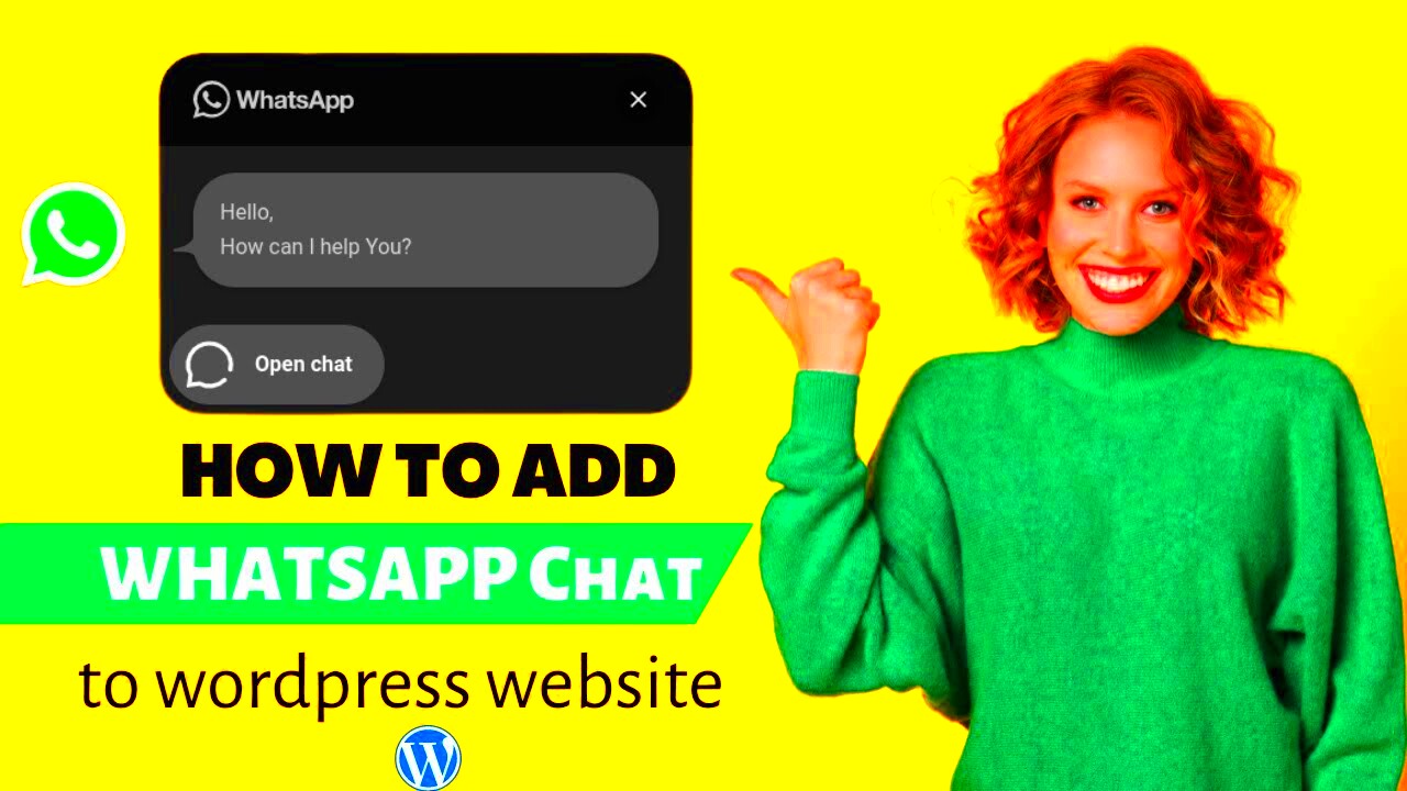 How to Add WhatsApp Chat to WordPress website free  JoinChat Plugin 