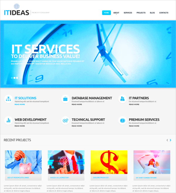 17 IT WordPress Themes  Templates