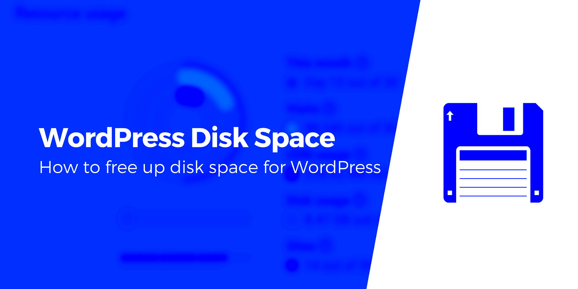 How to Free Up WordPress Disk Space