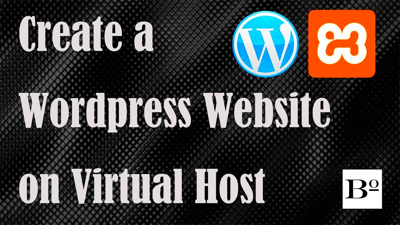 How to Create a WordPress Website on Virtual Host Xampp  WordPress 