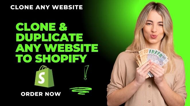 I Will Revamp, Clone, Copy, and Migrate Any Websites to Shopify