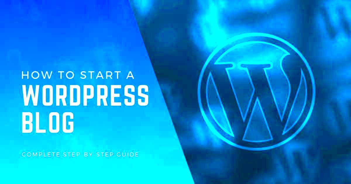 How to Start a WordPress Blog in 5 Easy Steps 2024  EricMelillocom