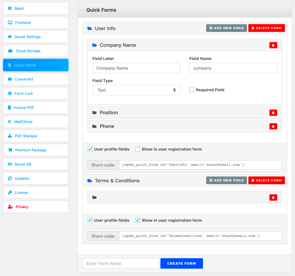 Advanced Custom Fields for WordPress Download Manager