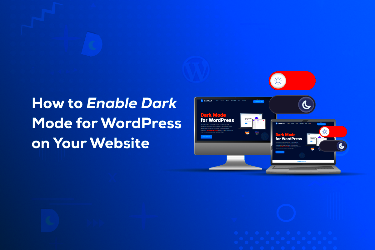 How to enable the dark mode plugin for WordPress