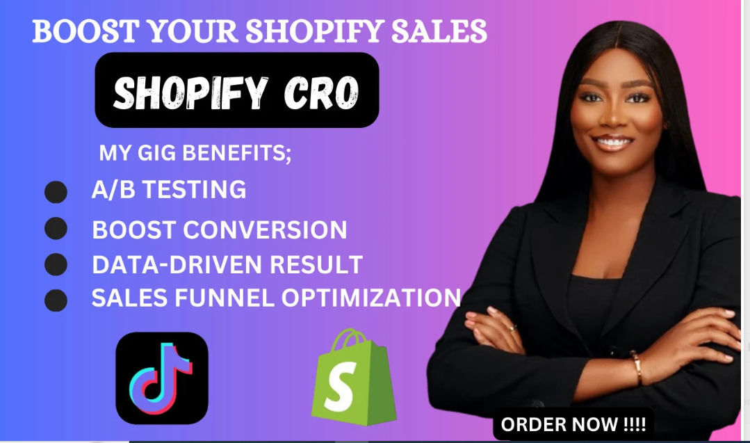 I Will CRO Audit Your Shopify Website for Maximum Conversion Rates on TikTok