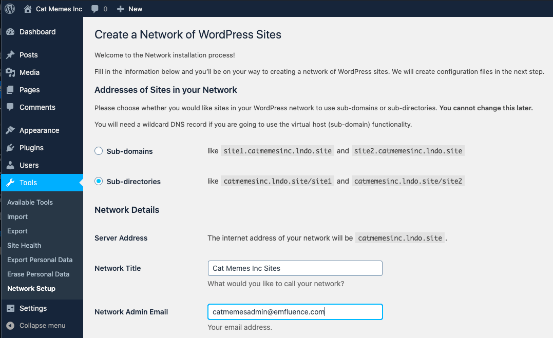 A StepbyStep Guide How to Set Up a WordPress Multisite  emfluence 