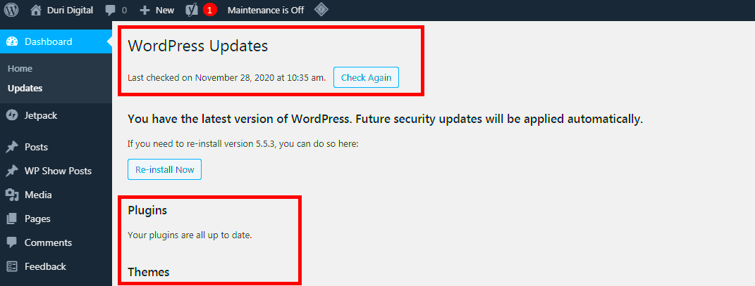 How to Safely Update your WordPress Website  Duri Digital