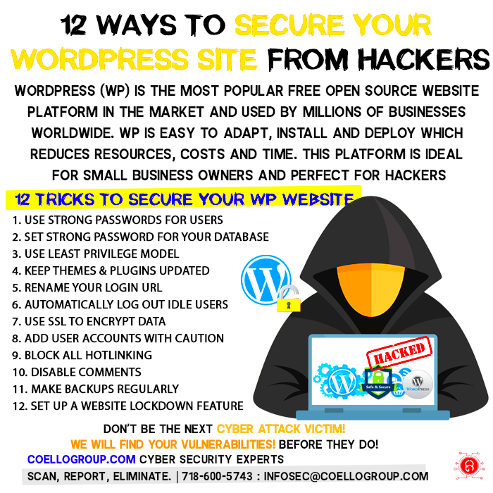 12 Ways to secure your WordPress site from hackers  Primor Group