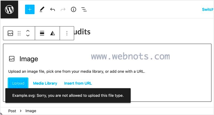 How to Upload SVG Images in WordPress  WebNots