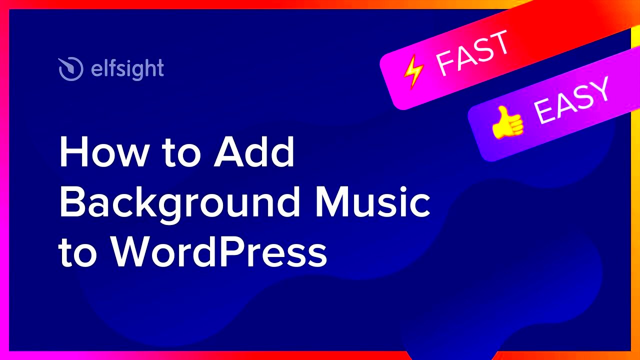 How to Add Background Music Plugin to WordPress  YouTube