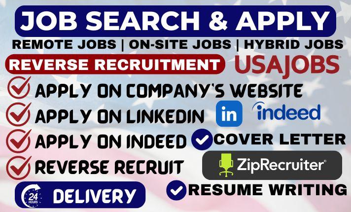 I Will Job Search and Apply, USAJOBS, Reverse Recruiter on Your Behalf