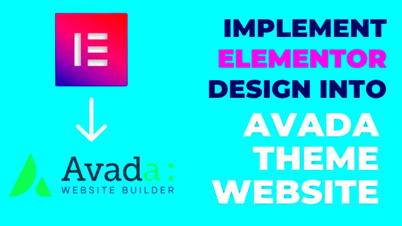 How to Implement Elementor Designs into Your Avada Theme Website  YouTube