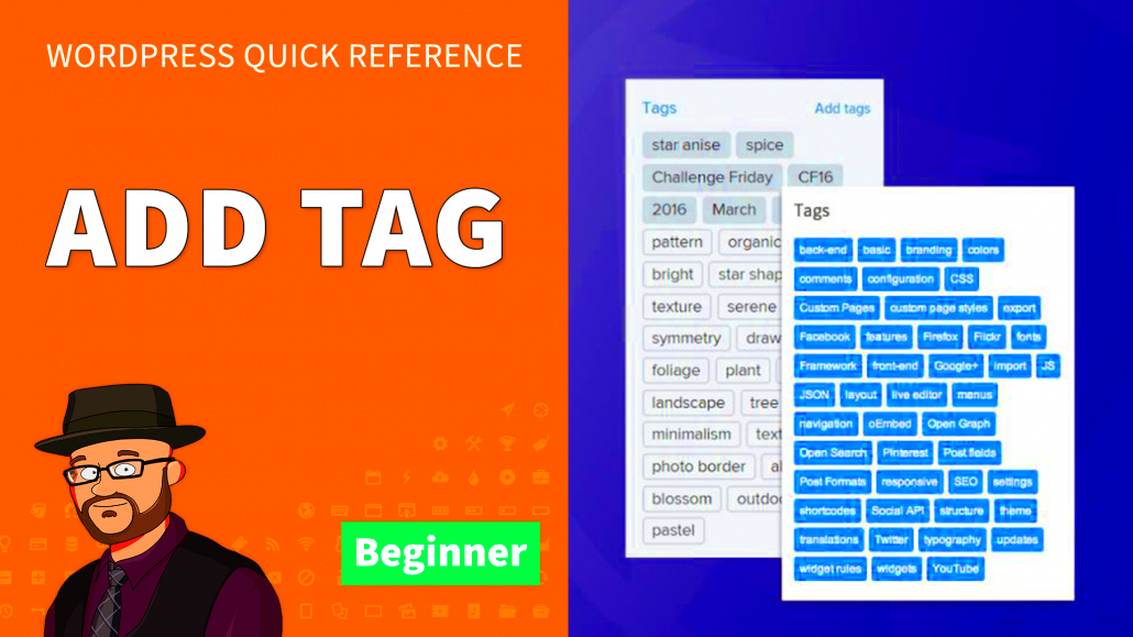 How to add a Tag in WordPress  WP Updoot