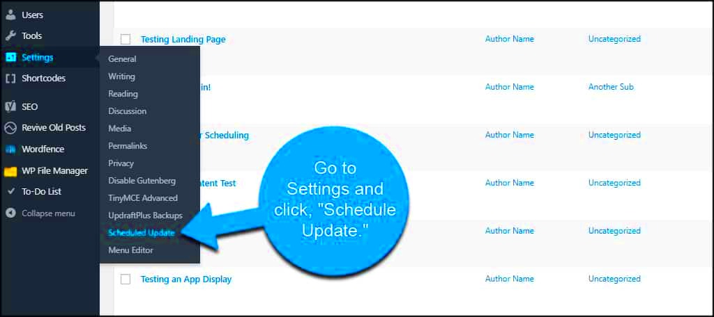 How to Schedule an Automatic Content Update in WordPress  GreenGeeks