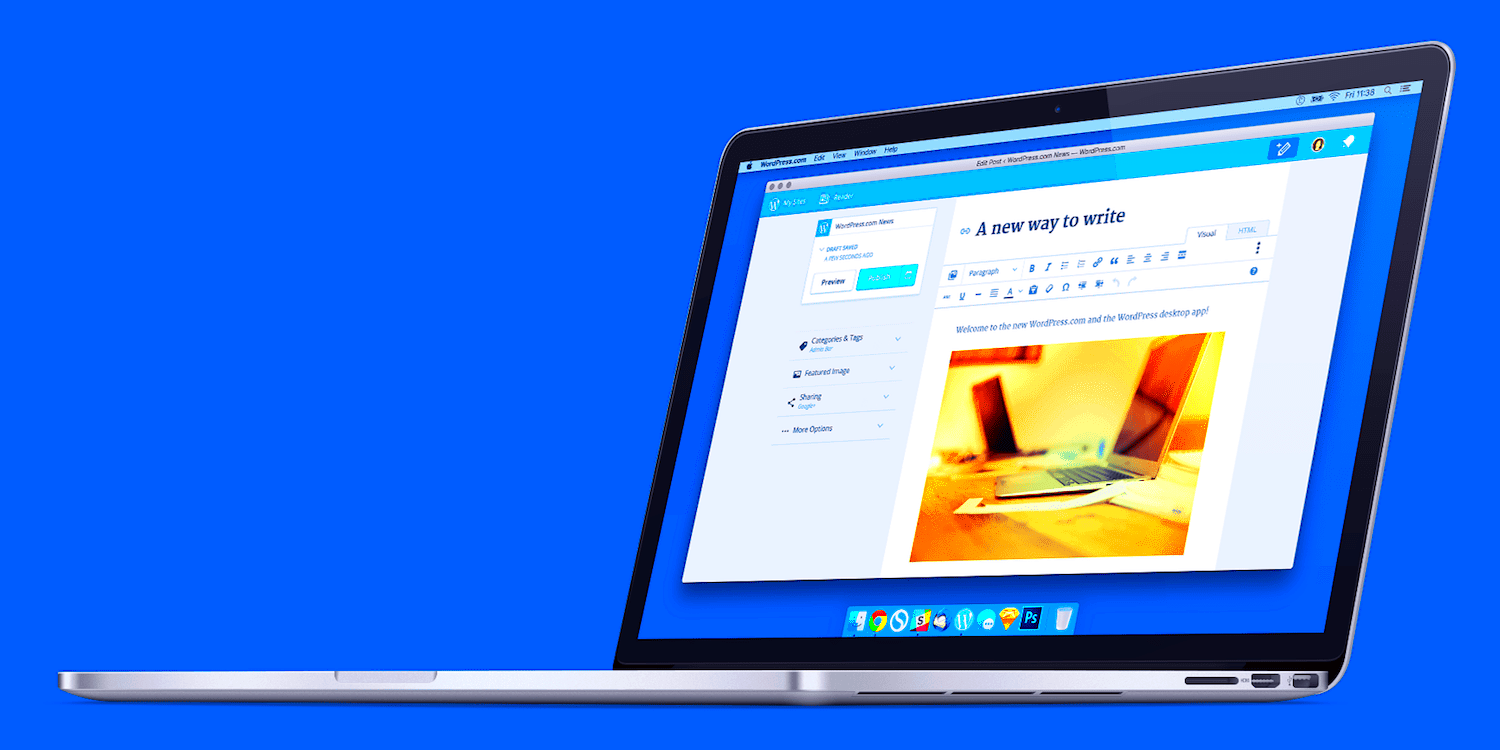 Wordpress gets a Mac app alongside completely rebuilt opensource 