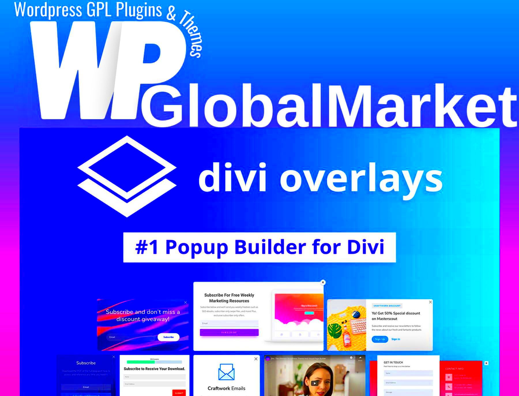 Divi Overlays  WordPress GPL Plugin and Theme Market