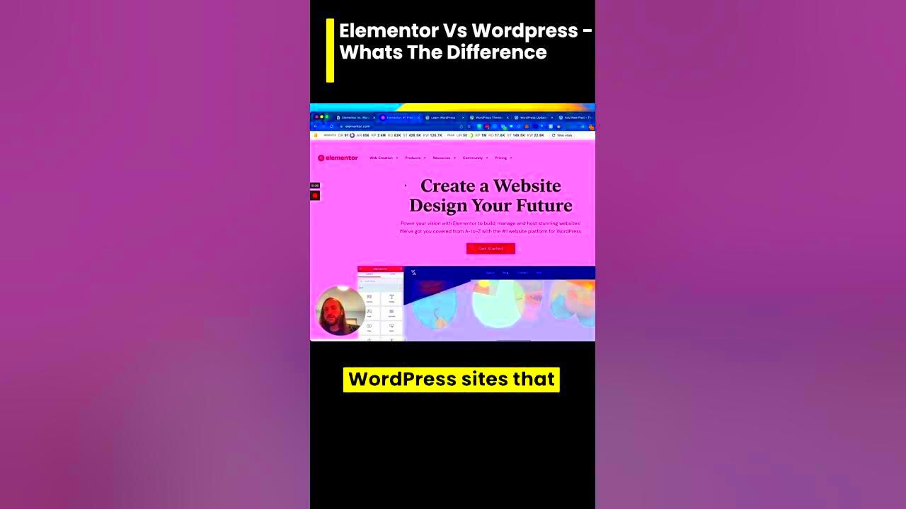 Elementor Vs WordPress Whats The Difference  YouTube