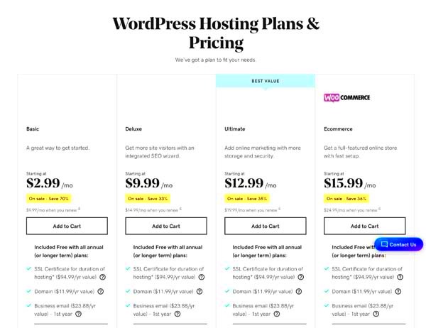 WordPress Pricing and Plans in 2024  TRUiC