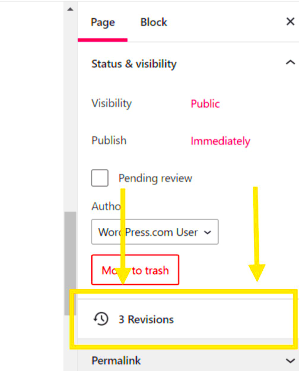 How To Undo Changes in WordPress  WordPresscom Support