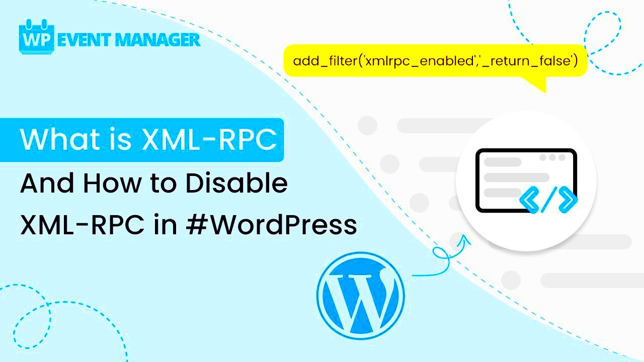 What is XMLRPC And How to Disable XMLRPC in WordPress  YouTube