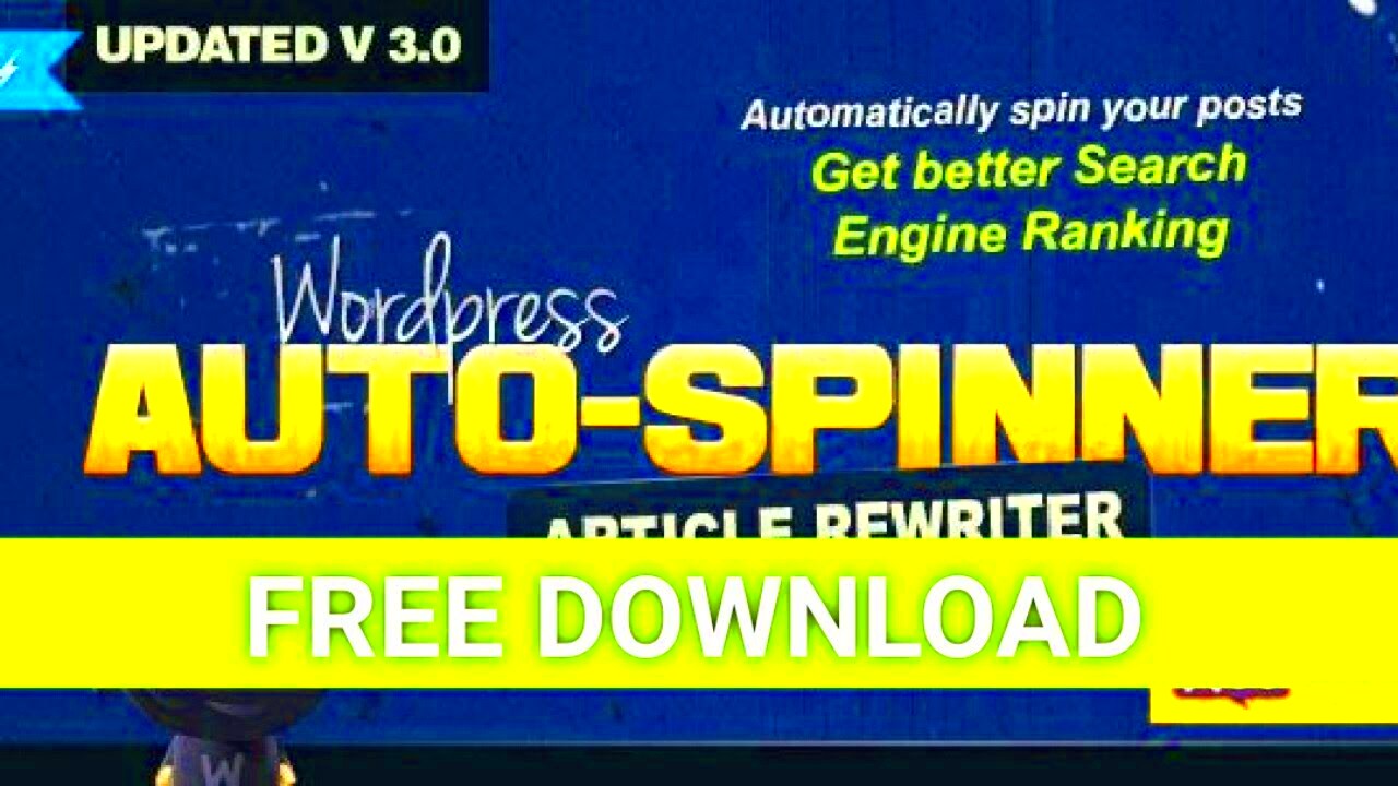 Wordpress Auto Spinner Plugin Free Download  Free Download Premium 