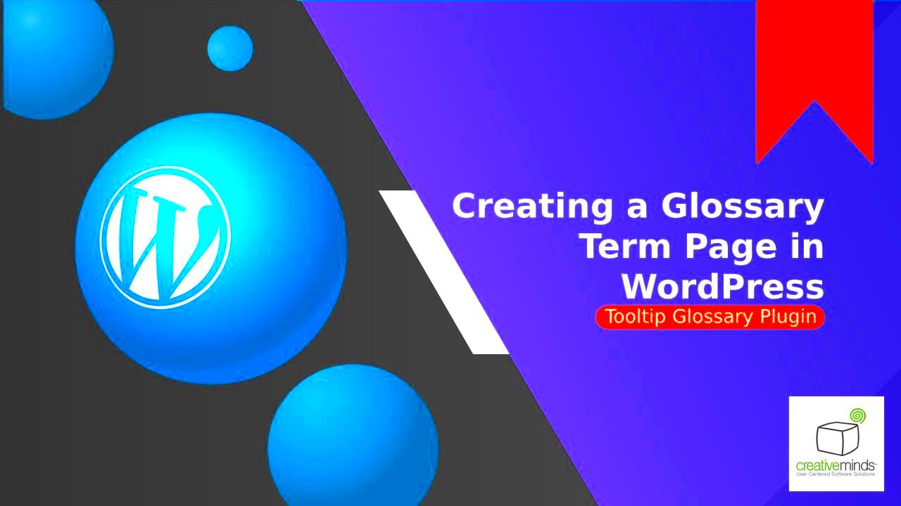 Creating a Glossary Term Page  WordPress  YouTube