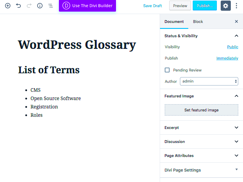 How To Create a WordPress Glossary Without Plugin Video