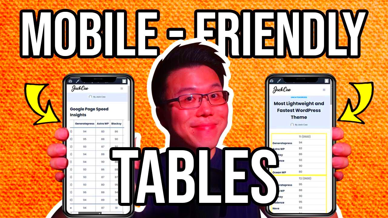 How to Create Mobile Responsive Table on WordPress Without Plugins 