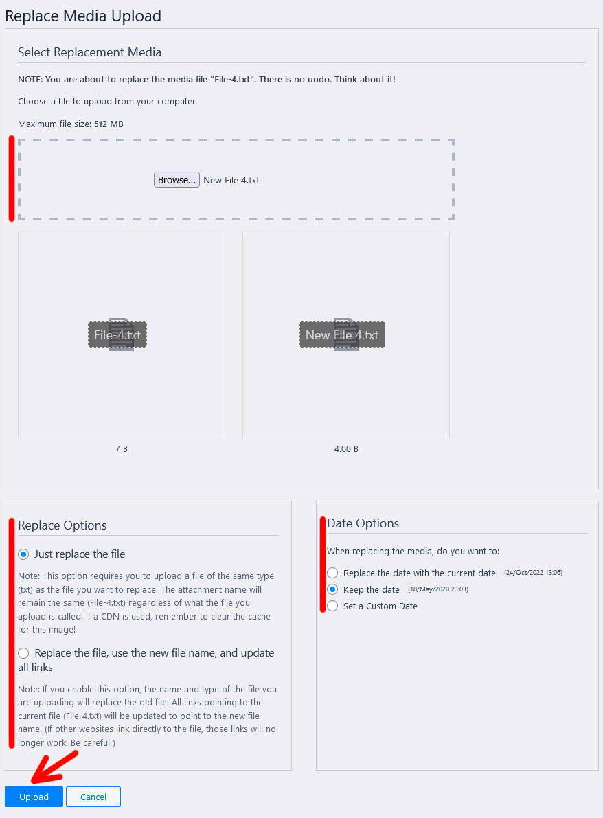 How to Replace an Attachment in WordPress  Rafael Cardero