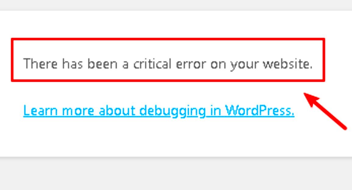 How to Fix the WordPress Critical Error in Website