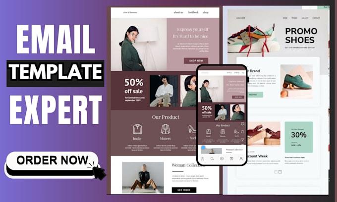 I Will Create Editable Email Templates for Beehiiv, Substack, Shopify, Omnisend, Brevo, and Klaviyo