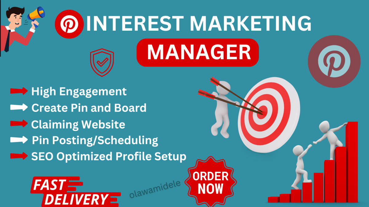 I Will Manage Your Pinterest Account with Optimized Pins and Boards